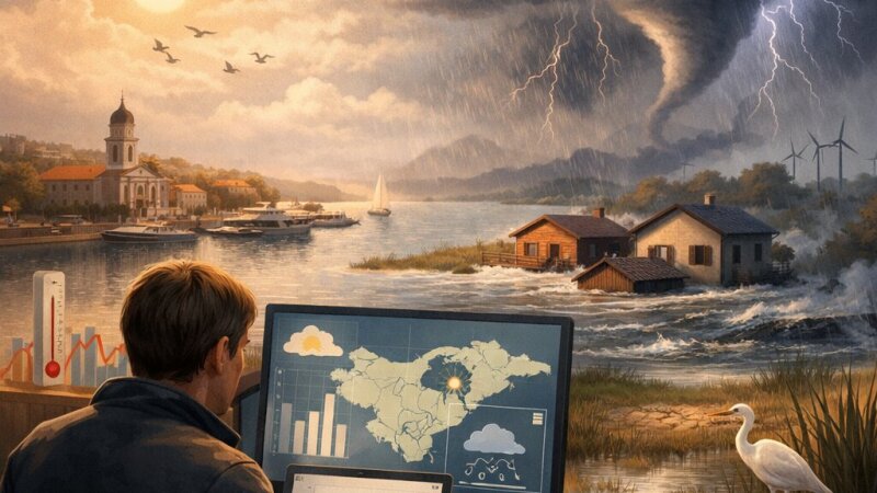 Analiza climei și riscurilor climatice în municipiul Tulcea