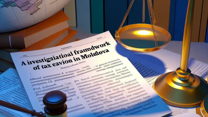 Analiza juridică și penală a evaziunii fiscale în Republica Moldova