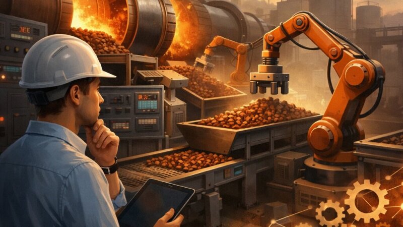 Automatizarea și acționarea modernă a liniei de producție a cheramzitului