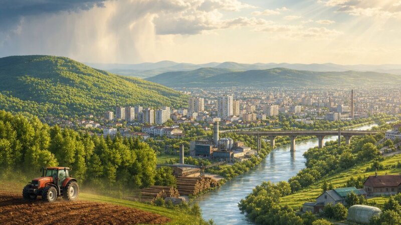 Caracterizarea fizico-geografică a municipiului Bacău și a împrejurimilor