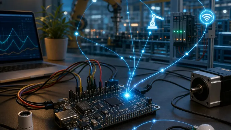 Comunicații de date în rețea cu microcontroller: principii și aplicații