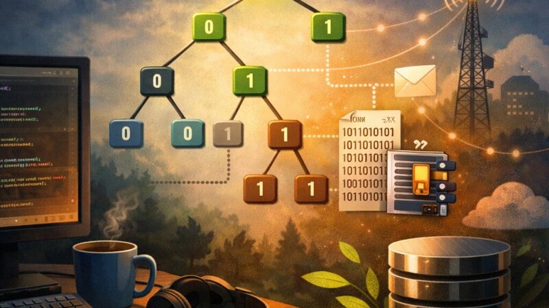 Cum se implementează arborii Huffman în C++ pentru compresia fără pierderi