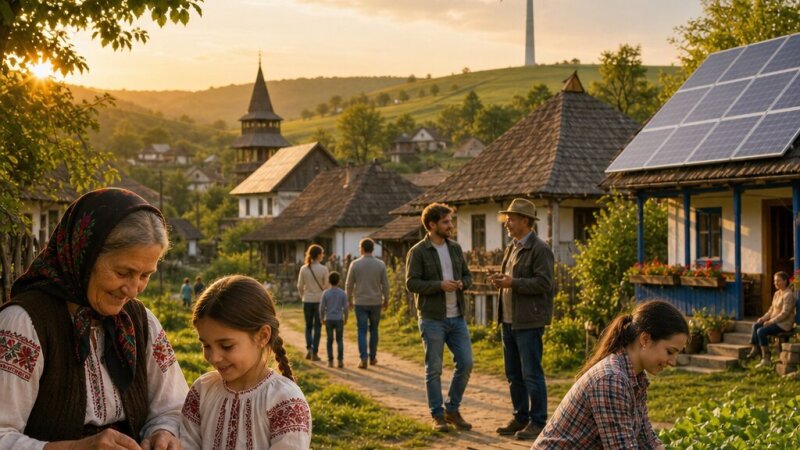 Dezvoltarea socială în satele românești: tradiție și modernizare