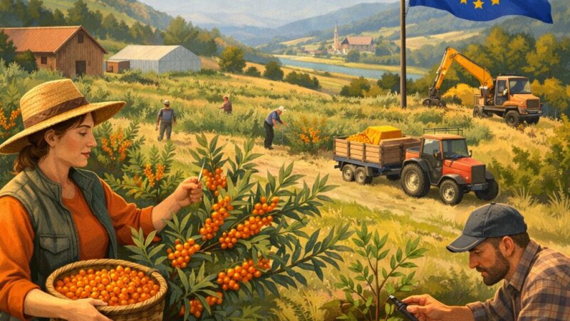 Impactul fondurilor europene în dezvoltarea plantațiilor de cătină din nord-vest