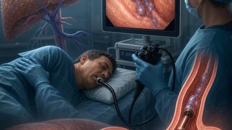 Managementul endoscopic al varicelor esofagiene în ciroza hepatică