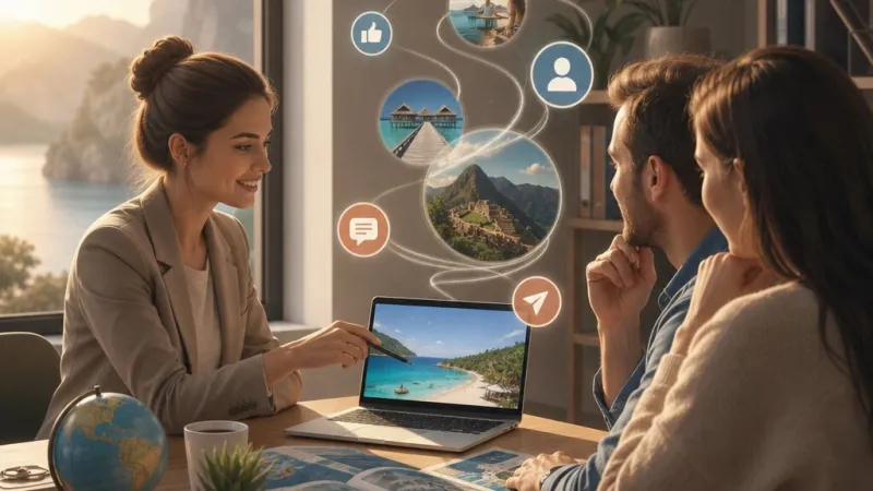 Marketingul în agențiile de turism: atragere și fidelizare online