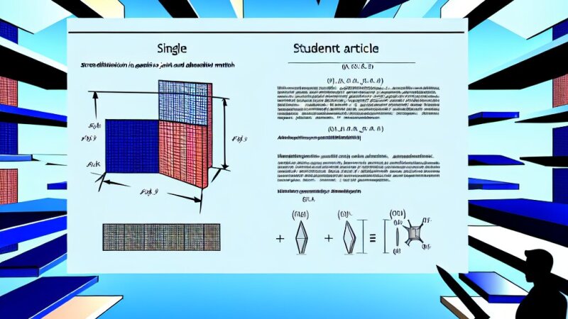 Studiu asupra distribuției tensiunilor în îmbinările adezive folosind metoda elementului finit