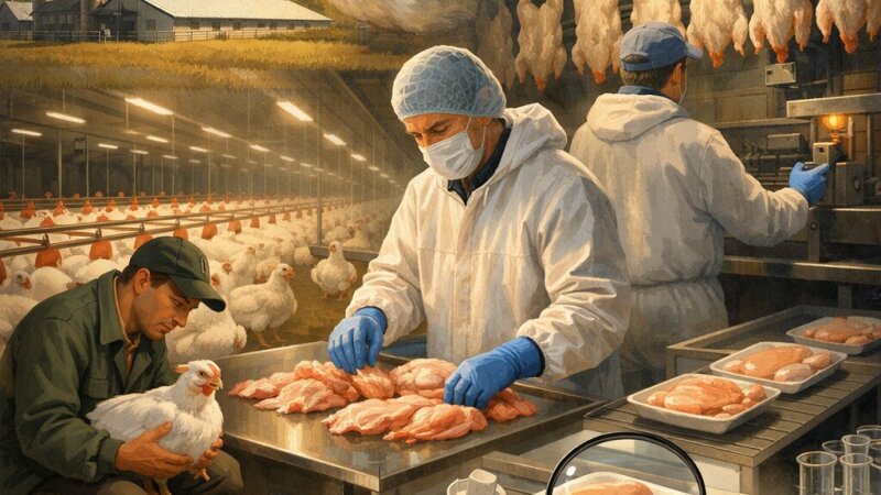 Studiu privind procesul de abatorizare a puilor broiler în România