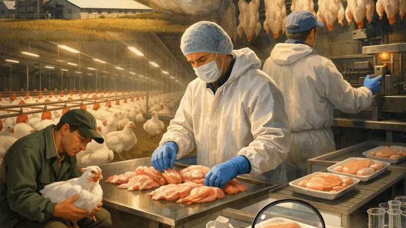 Studiu privind procesul de abatorizare a puilor broiler în România