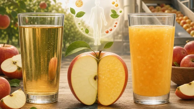 Sucuri naturale limpezi și cu pulpă: caracteristici și valoare nutritivă