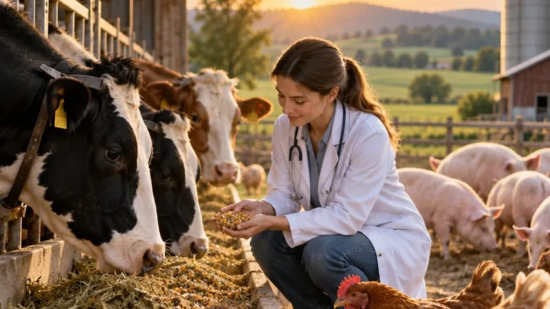 Supravegherea nutriției animalelor de fermă: sănătate și productivitate