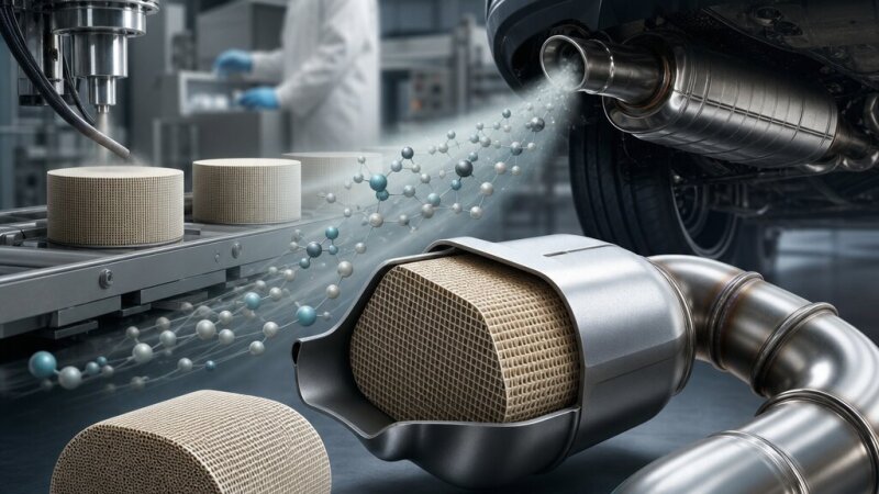 Tehnologia de fabricație a catalizatorilor pentru purificarea gazelor de eșapament auto