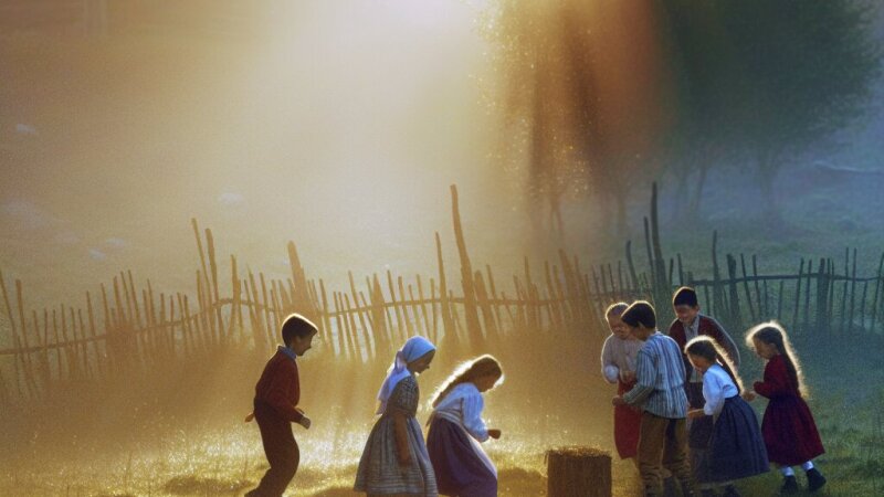 Veselia și nevinovăția copilăriei în literatura română